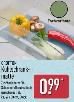 Aldi Nord CROFTON Kühlschrankmatte Angebot