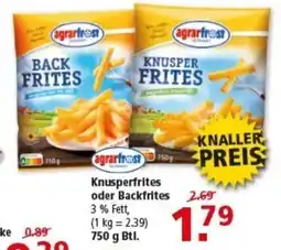 Multi Markt agrarfrost Knusperfrites oder Backfrites Angebot