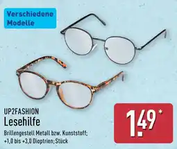 Aldi Nord UP2FASHION Lesehilfe Angebot