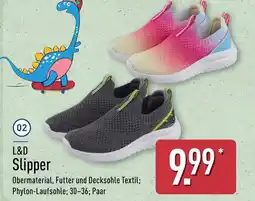 Aldi Nord L&D Slipper Angebot
