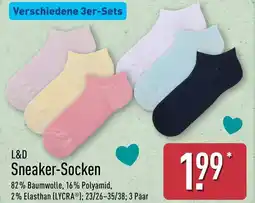 Aldi Nord L&D Sneaker-Socken Angebot