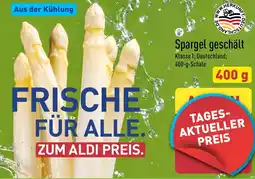 Aldi Nord Spargel geschält Angebot