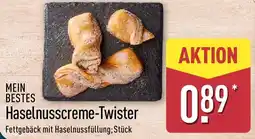 Aldi Nord MEIN BESTES Haselnusscreme-Twister Angebot
