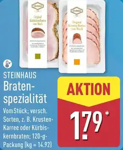 Aldi Nord STEINHAUS Braten spezialität Angebot