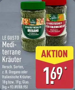 Aldi Nord LE GUSTO Mediterrane Kräuter Angebot