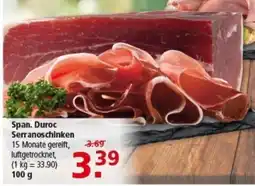 Multi Markt Span. Duroc Serranoschinken Angebot