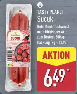 Aldi Nord TASTY PLANET Sucuk Angebot