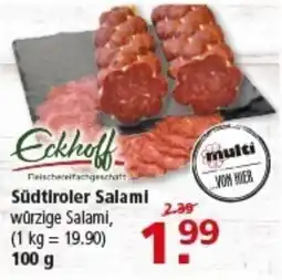 Multi Markt Südtiroler Salami Angebot