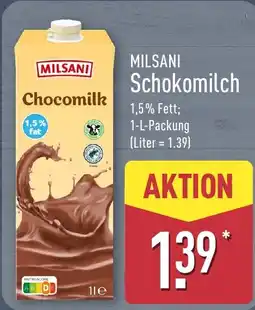 Aldi Nord MILSANI Schokomilch Angebot