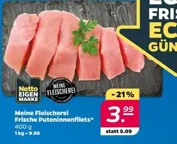 NETTO Meine fleischerei frische puteninnenfilets Angebot