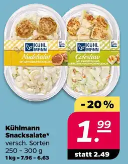 NETTO Kühlmann snacksalate Angebot