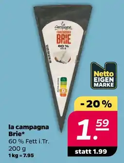 NETTO La campagna brie Angebot