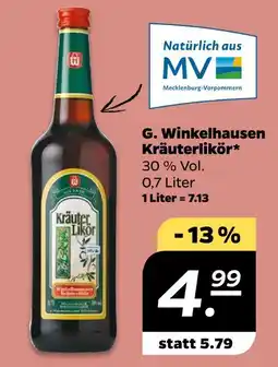 NETTO G. winkelhausen kräuterlikör Angebot