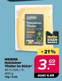 NETTO Meierei holsteiner tilsiter im stück Angebot