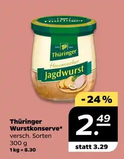 NETTO Thüringer wurstkonserve Angebot