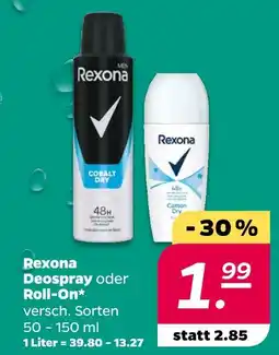 NETTO Rexona deospray cobalt dry Angebot