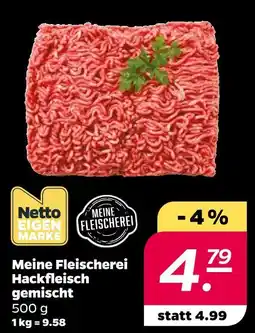 NETTO Meine fleischerei hackfleisch gemischt Angebot