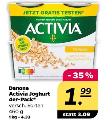 Netto Danone activia joghurt Angebot