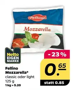 NETTO Fellino mozzarella Angebot