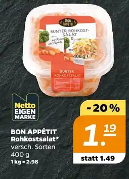 NETTO Bon appétit rohkostsalat Angebot
