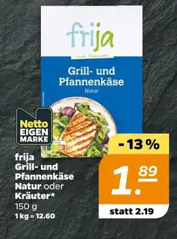 NETTO Frija grill- und pfannenkäse natur Angebot