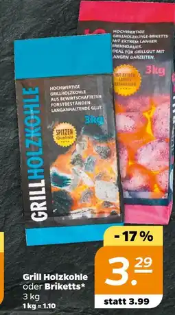 NETTO Grill holzkohle oder briketts Angebot