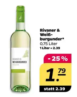 NETTO Rivaner & weißburgunder Angebot