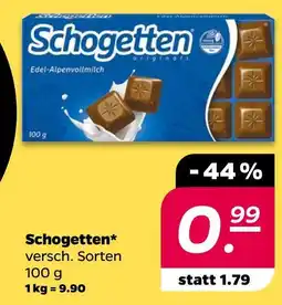 NETTO Schogetten edel-alpenvollmilch Angebot