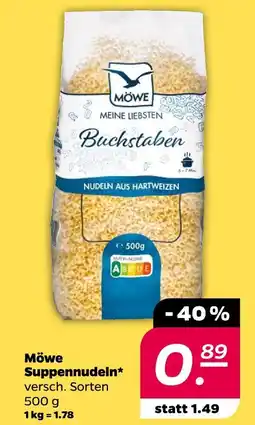 NETTO Möwe suppennudeln Angebot