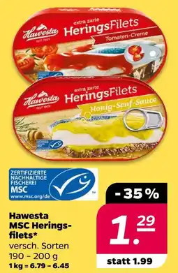 NETTO Hawesta msc heringsfilets Angebot