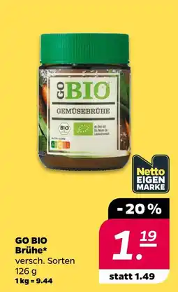 NETTO Go bio brühe Angebot
