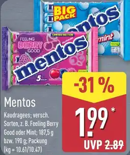 Aldi Nord Mentos Angebot