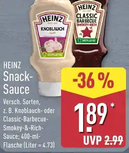 Aldi Nord HEINZ Snack- Sauce Angebot