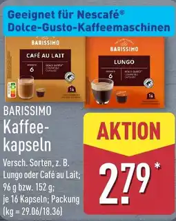 Aldi Nord BARISSIMO Kaffee kapseln Angebot