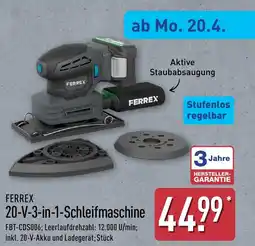 Aldi Nord FERREX 20-V-3-in-1-Schleifmaschine Angebot