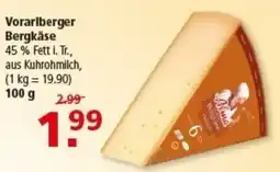 Multi Markt Vorarlberger Bergkäse Angebot
