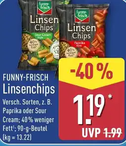 Aldi Nord FUNNY-FRISCH Linsenchips Angebot