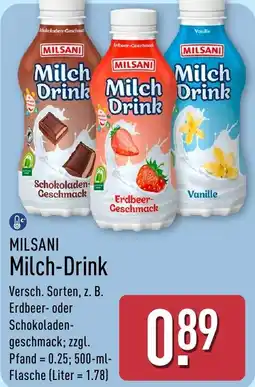 Aldi Nord MILSANI Milch-Drink Angebot