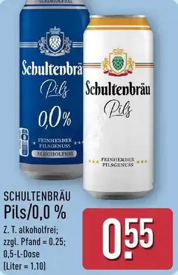 Aldi Nord SCHULTENBRÄU Pils/0,0 % Angebot