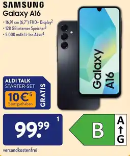 Aldi Nord SAMSUNG Galaxy A16 Angebot