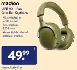 Aldi Nord medion LIFE HX-1 Pure Over Ear-Kopfhörer Angebot