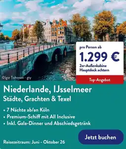 Aldi Nord Niederlande, IJsselmeer Städte, Grachten & Texel Angebot