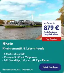 Aldi Nord Rhein Rheinromantik & Lebensfreude Angebot