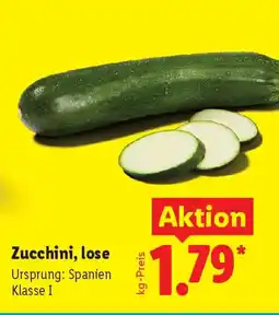 Lidl Zucchini, lose Angebot