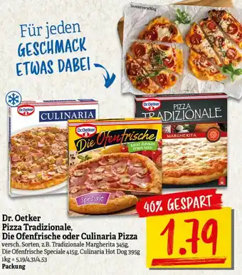 nah & gut Dr. Oetker Pizza Angebot