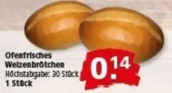 Multi Markt Ofenfrisches Welzenbrötchen Angebot