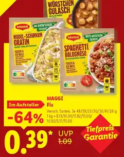 Lidl MAGGI Fix Angebot