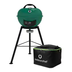 Netto Marken-Discount Outdoorchef City Gasgrill 420 G SE Green mit Tasche Angebot
