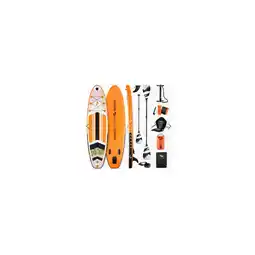 Netto Marken-Discount Stand Up Paddle Board AUKAI Pro mit Kajak-Sitz orange Angebot