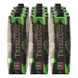 Netto Marken-Discount Piacere Trebbiano Italien Weißwein trocken 10,5 % vol 1 Liter, 12er Pack Angebot